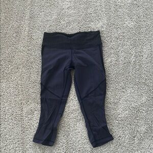 Lululemon Dark Purple Crop Leggings